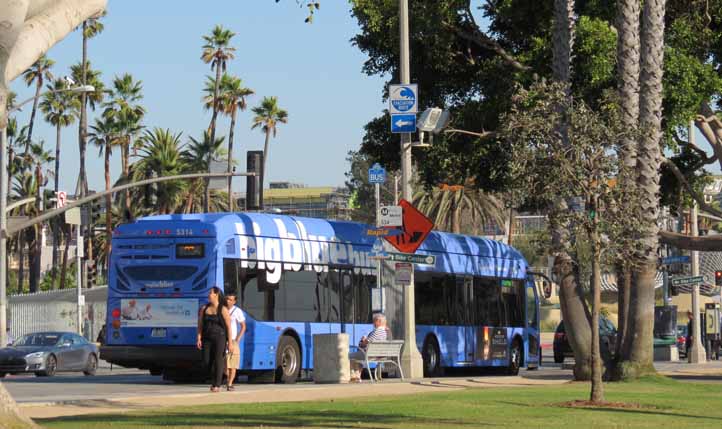 Santa Monica Big Blue Bus NABI 60-BRT 5314